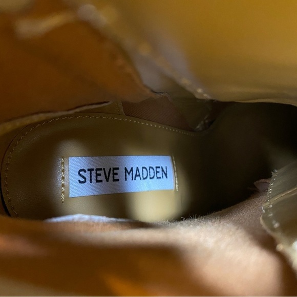 New! Steve Madden Karmen Lace Up Pointed Toe Heeled Bootie 7 1/2 M - Picture 12 of 14